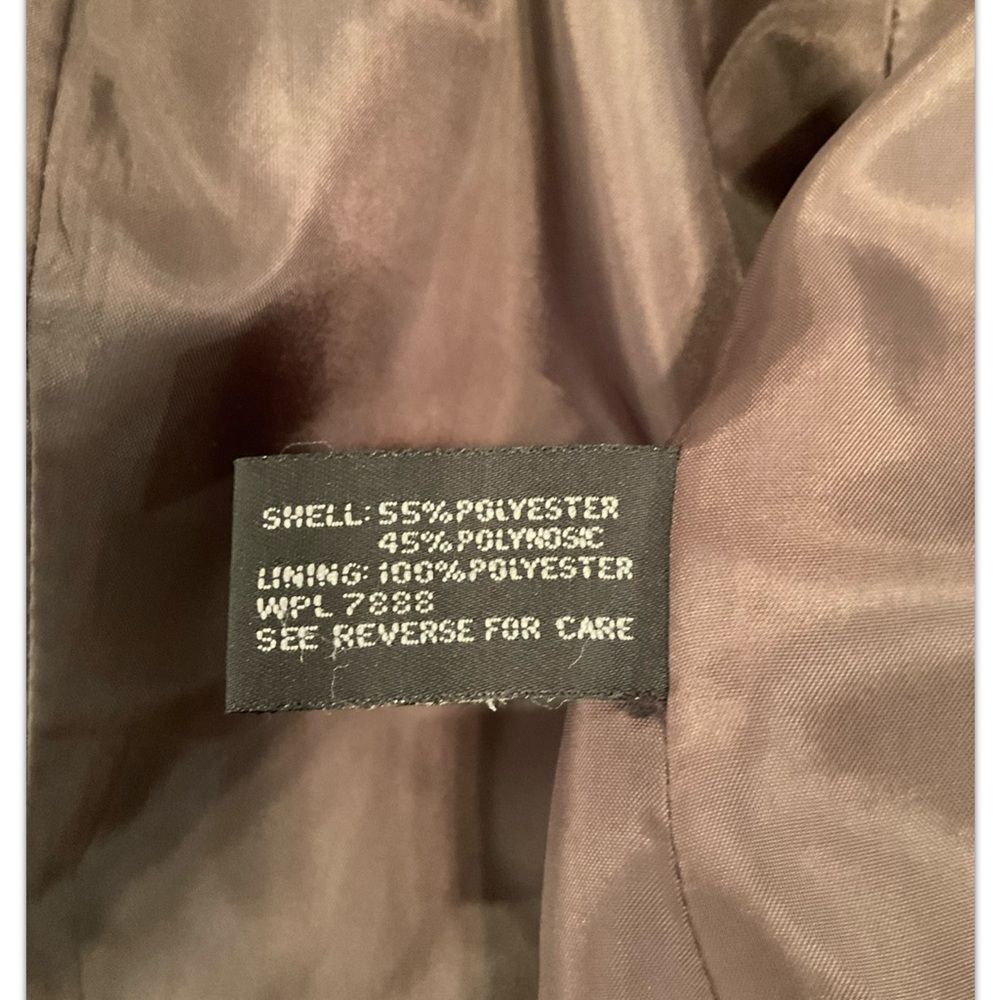 ANNE KLEIN Women’s Dark Green Insulated Long Raincoat Long Sleeves Coat Size 10 - Picture 8 of 16